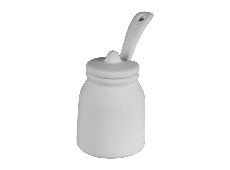 salt jar w spoon