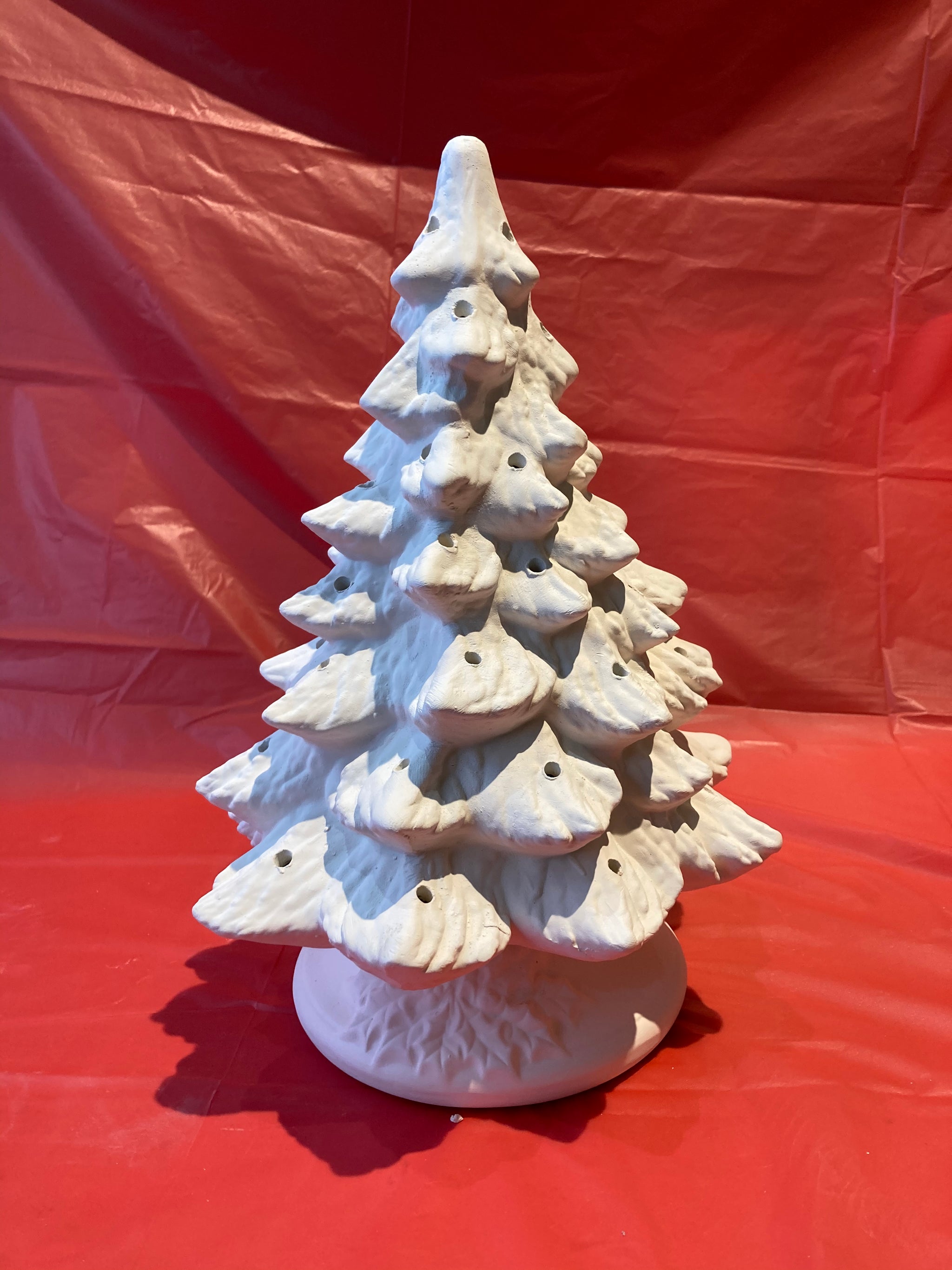 ✳︎フランスヴィンテージ Christmas tree✳︎ Silver Blessings Tabletop Christmas Tree Adorned With Color