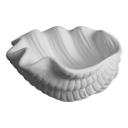 Clam shell dish